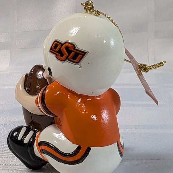 OKLAHOMA STATE UNIVERSITY COWBOYS OSU FOOTBALL NCAA CHRISTMAS ORNAMENT DECOR NOS - Picture 7 of 16